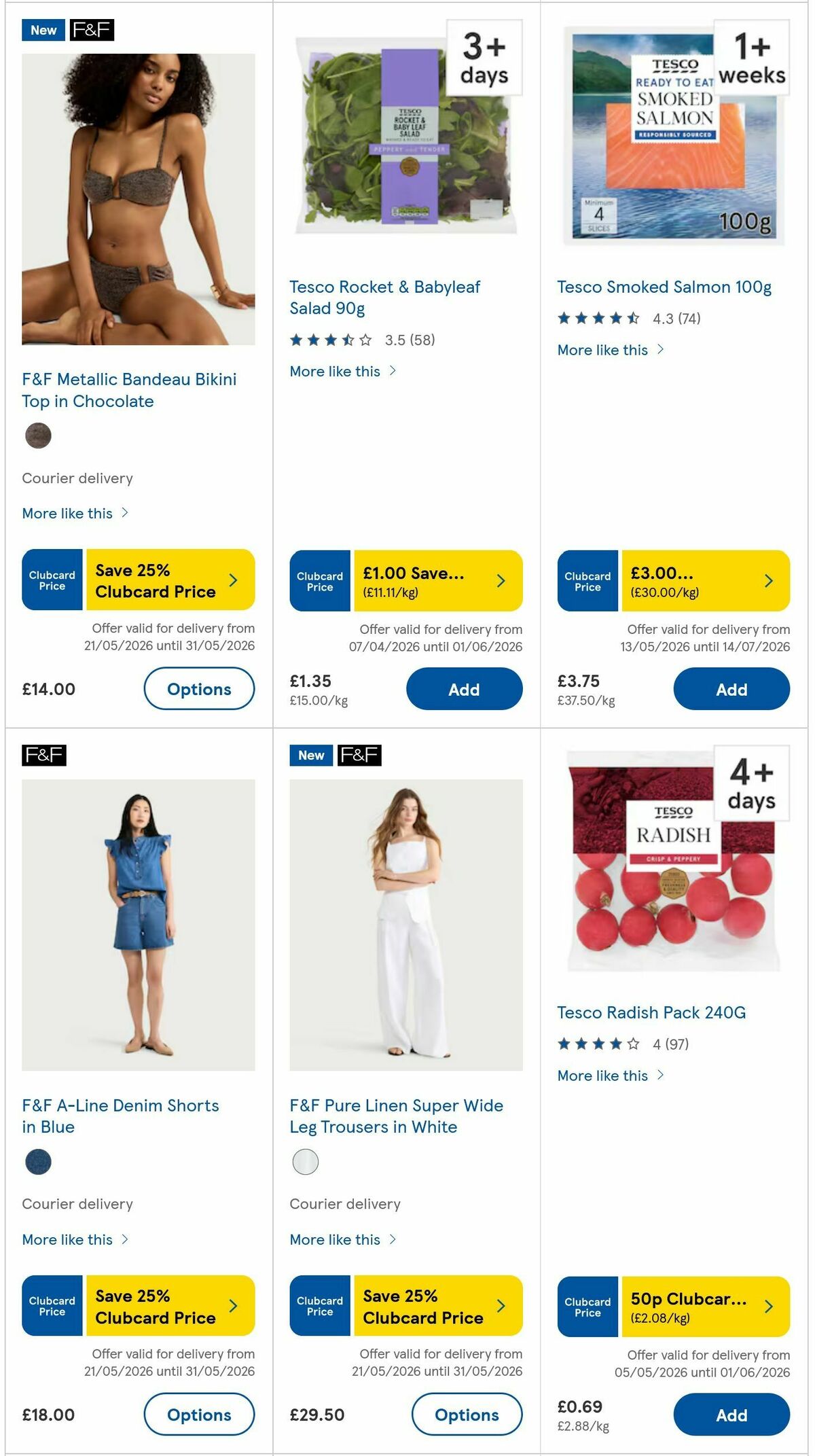 TESCO Offers from 28 May