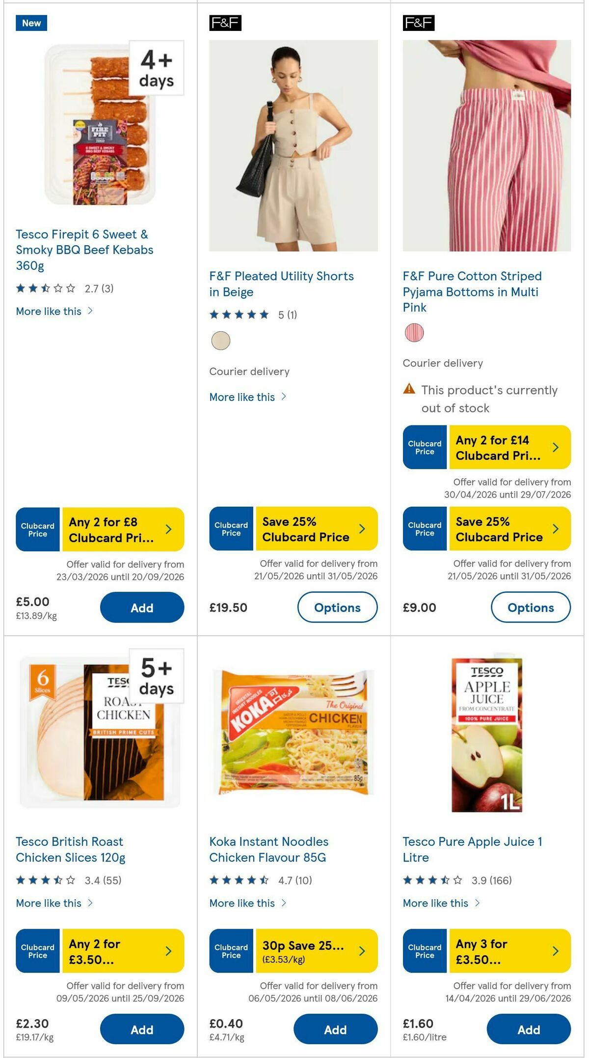 TESCO Offers from 28 May