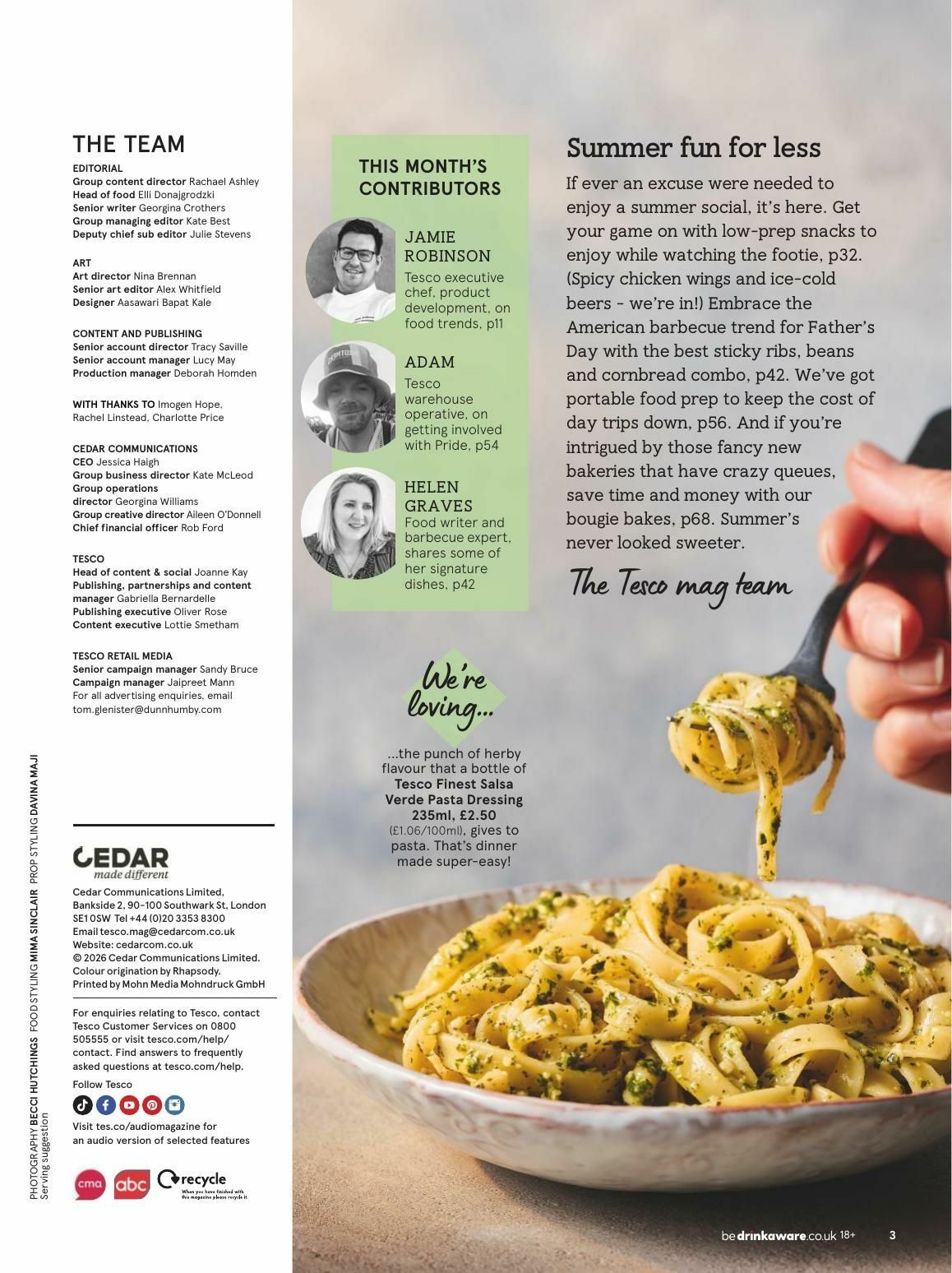 TESCO Magazine June Offers from 1 June