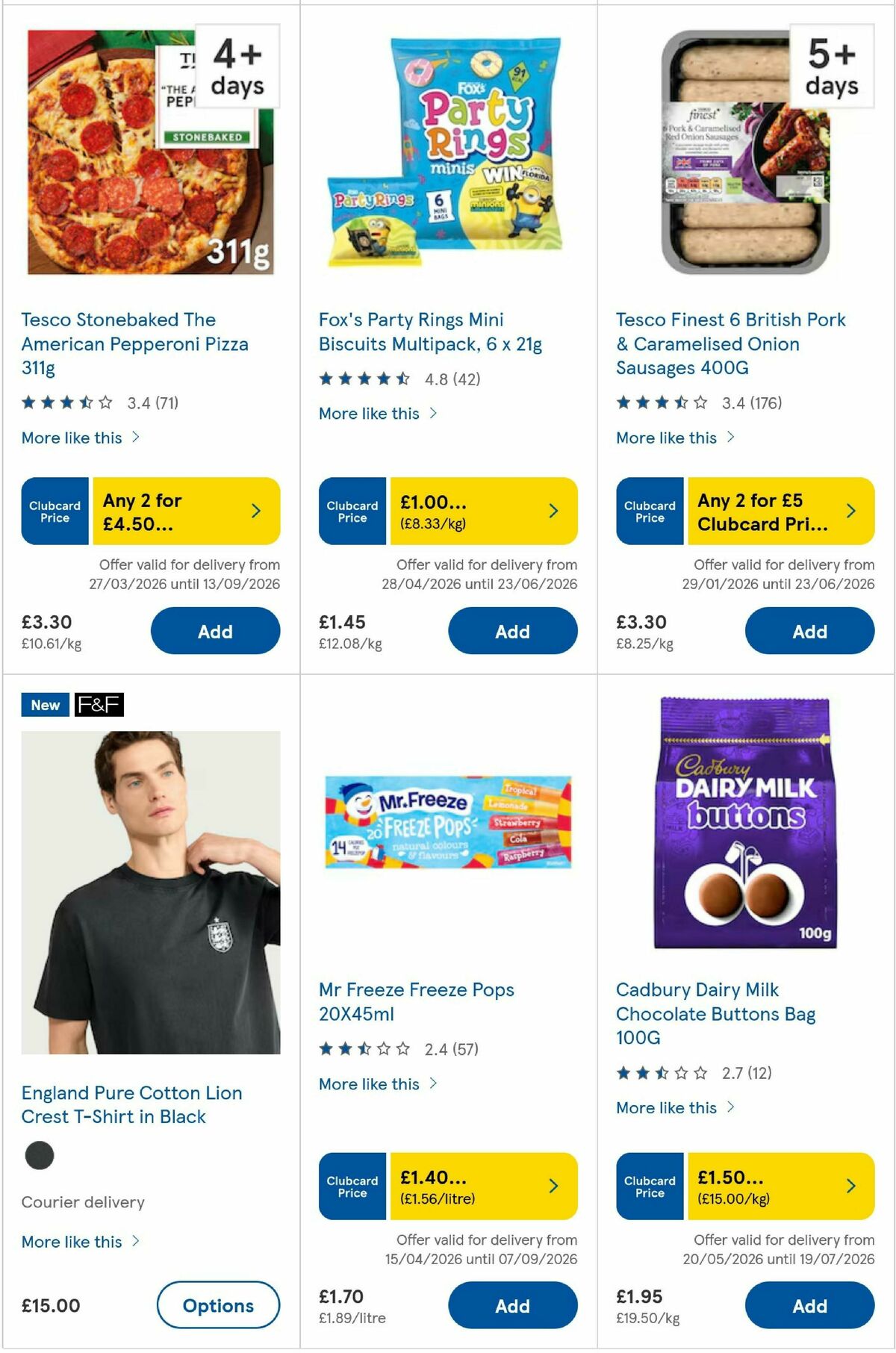 TESCO Offers from 17 June