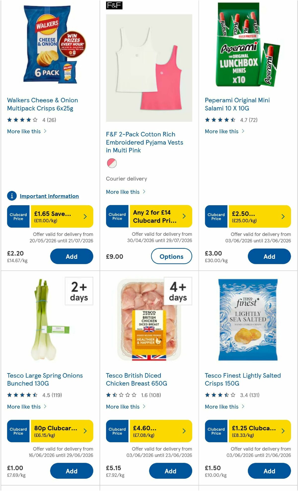 TESCO Offers from 17 June