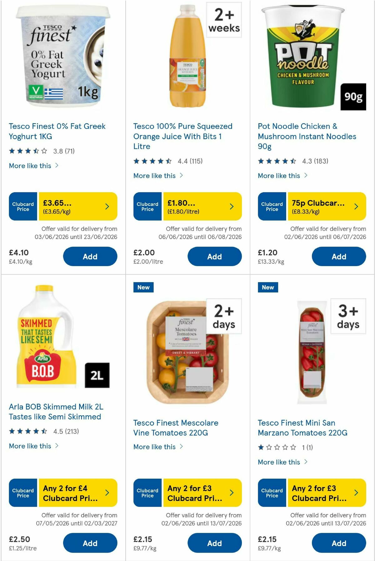 TESCO Offers from 17 June