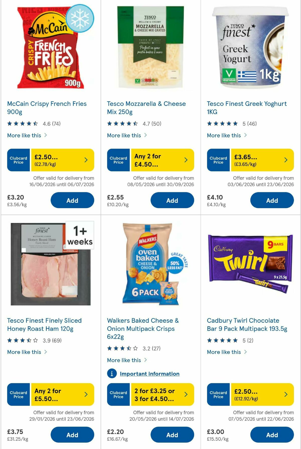 TESCO Offers from 17 June