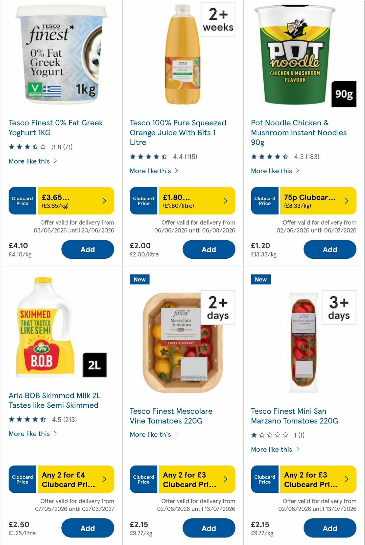 TESCO Offers from 17 June