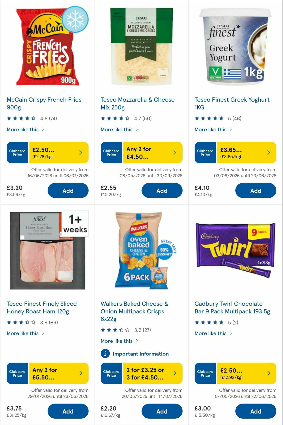 TESCO Offers from 17 June