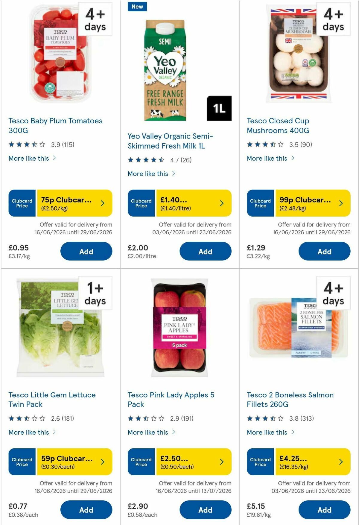 TESCO Offers from 17 June