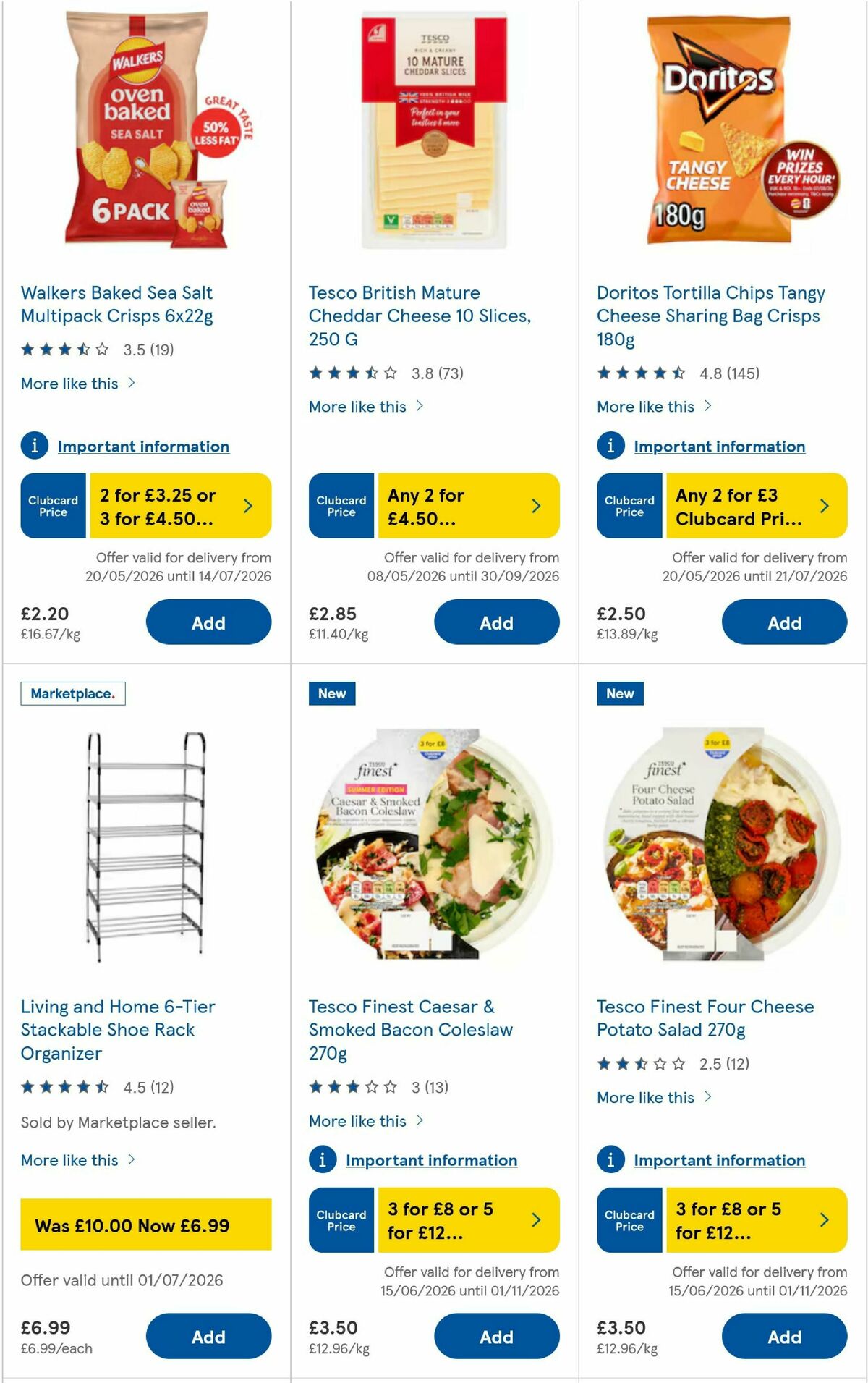 TESCO Offers from 17 June