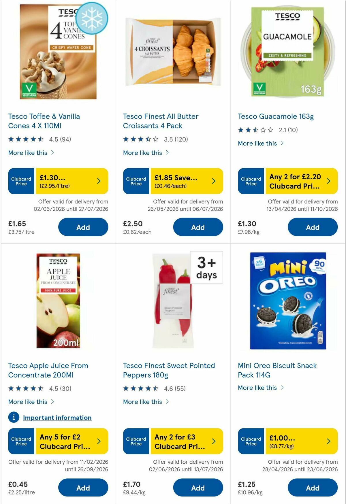 TESCO Offers from 17 June