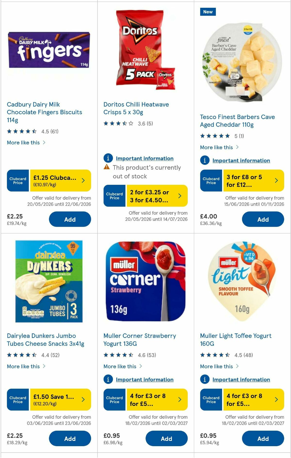 TESCO Offers from 17 June