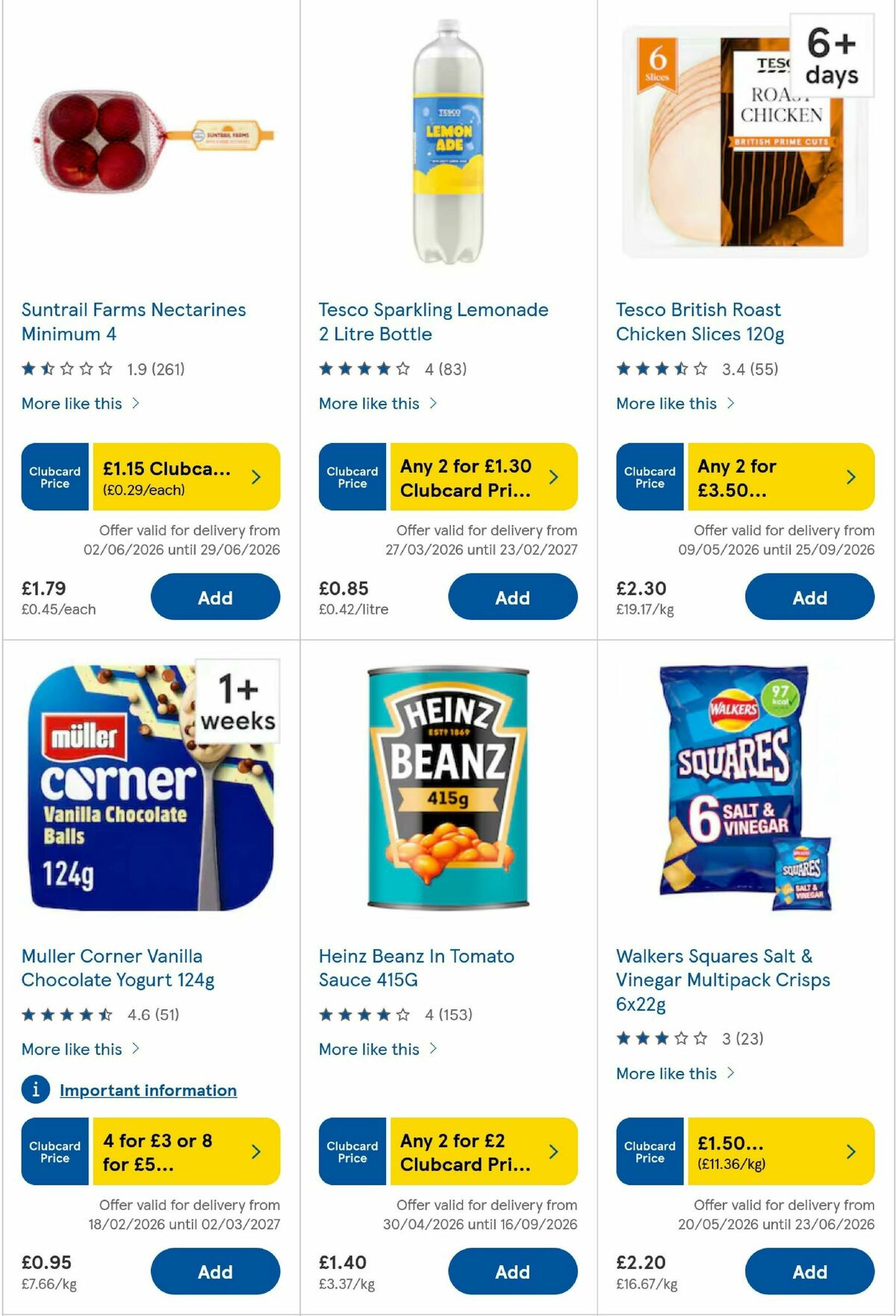 TESCO Offers from 17 June