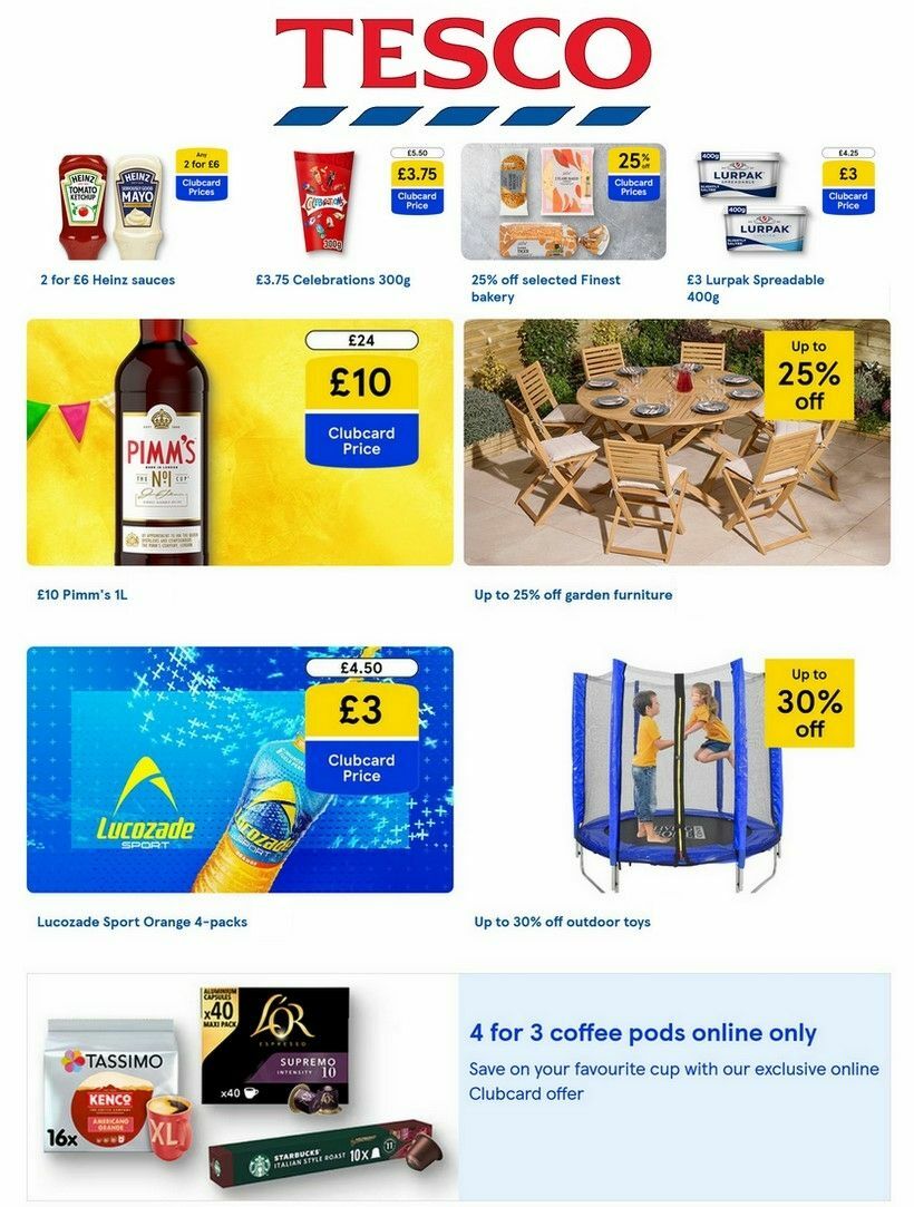 TESCO Offers from 1 July