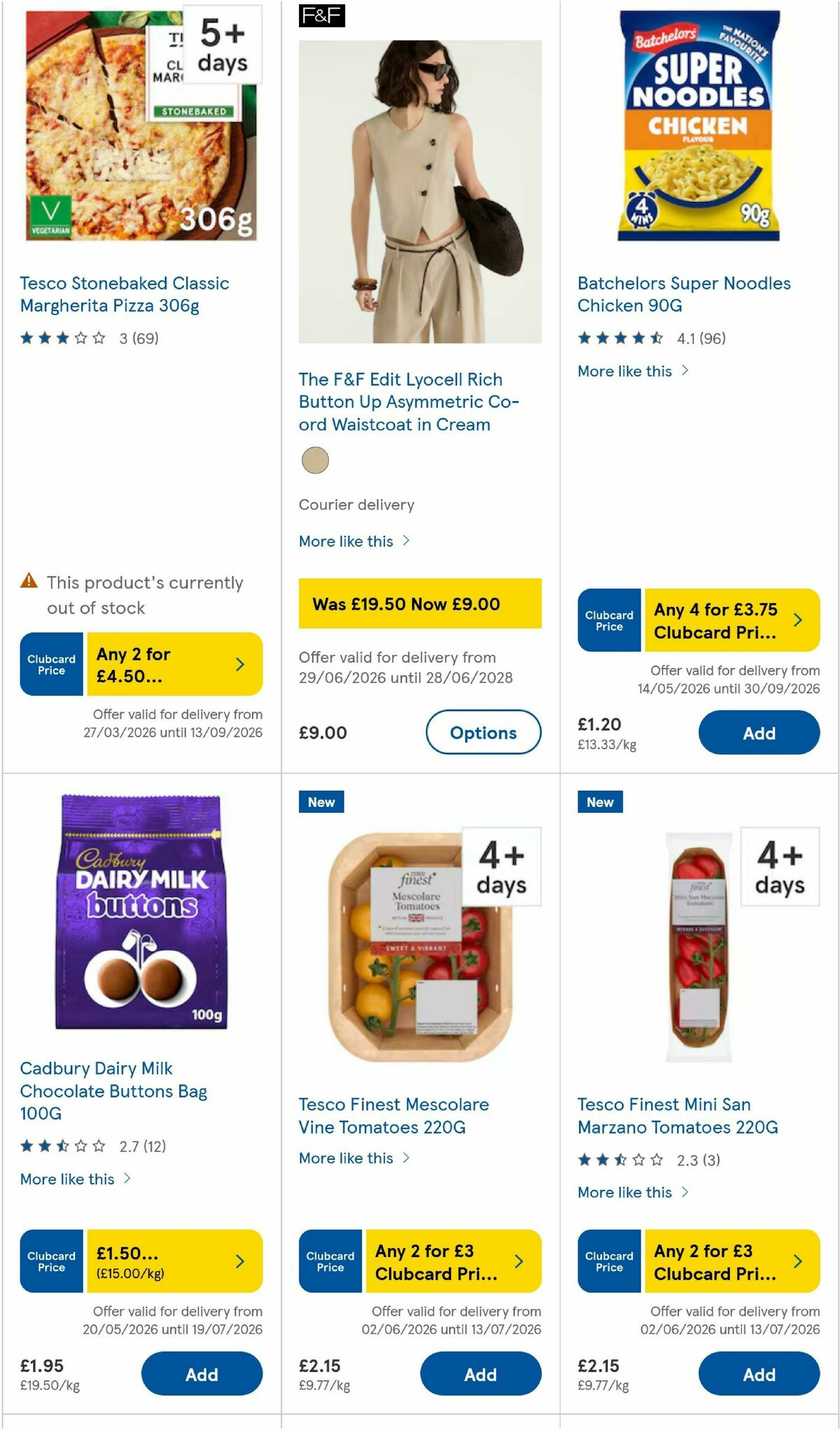 TESCO Offers from 1 July