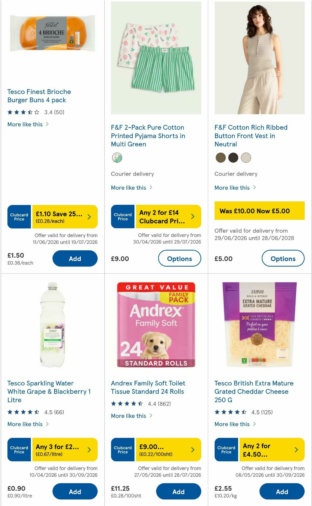 TESCO Offers from 1 July