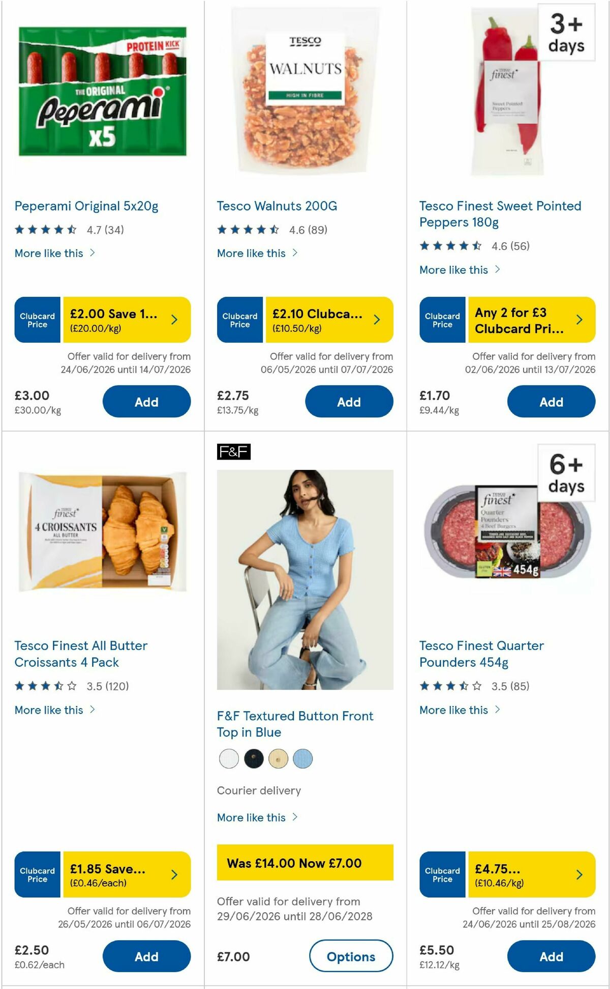 TESCO Offers from 1 July