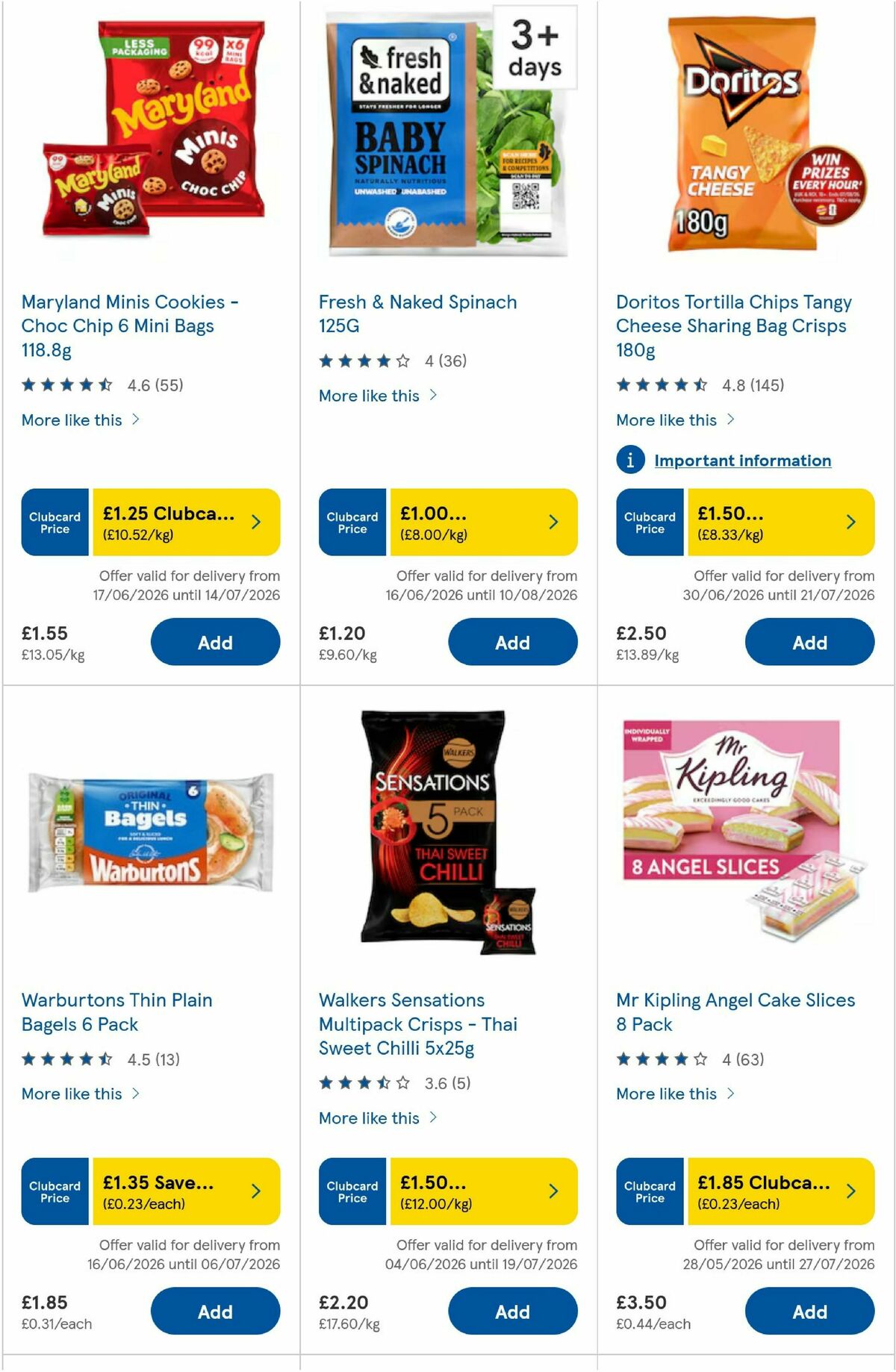 TESCO Offers from 1 July
