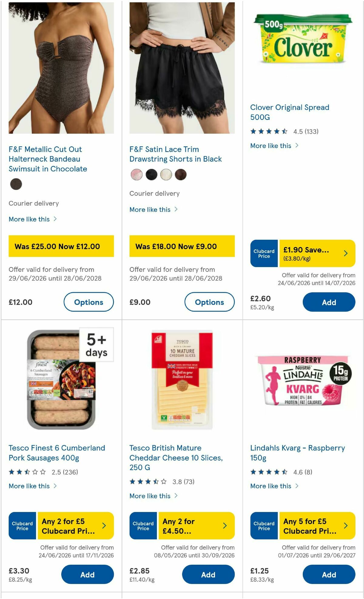 TESCO Offers from 1 July