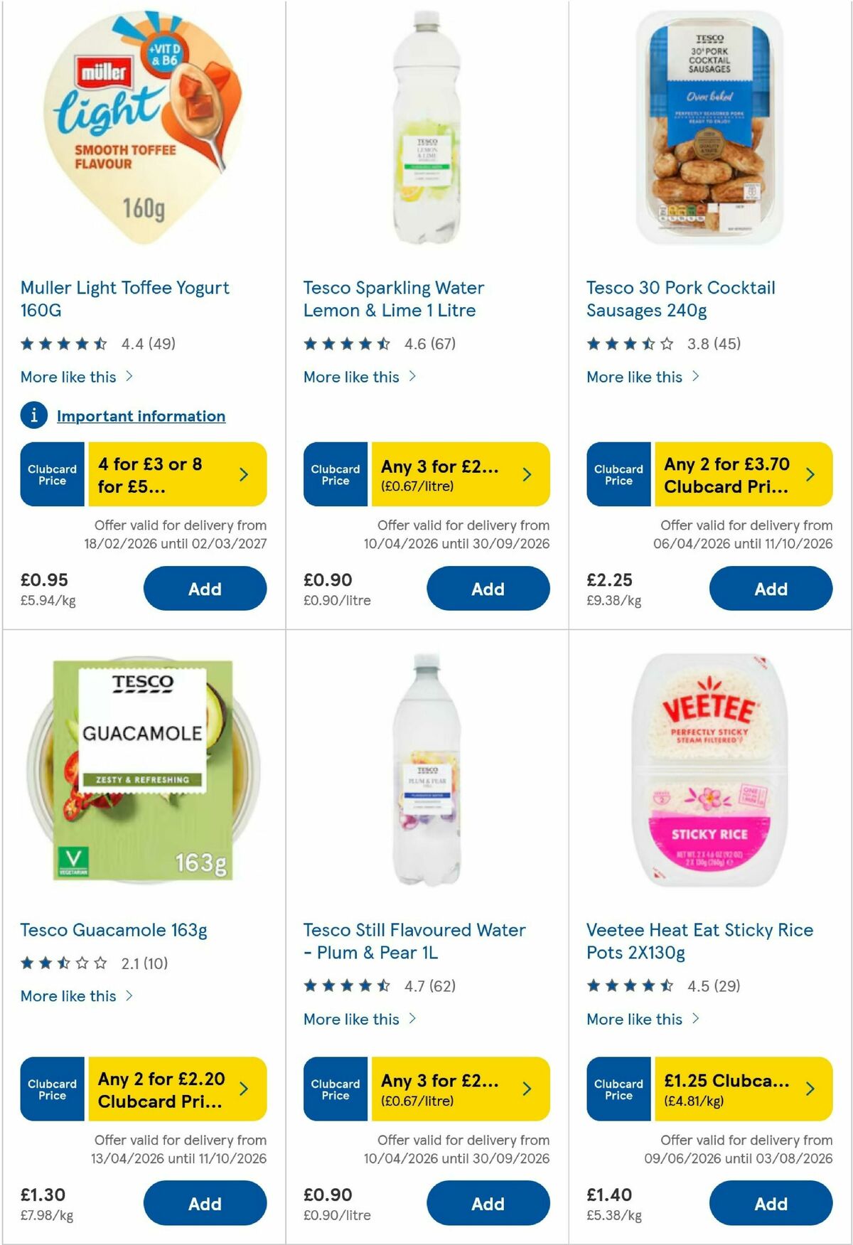 TESCO Offers from 1 July