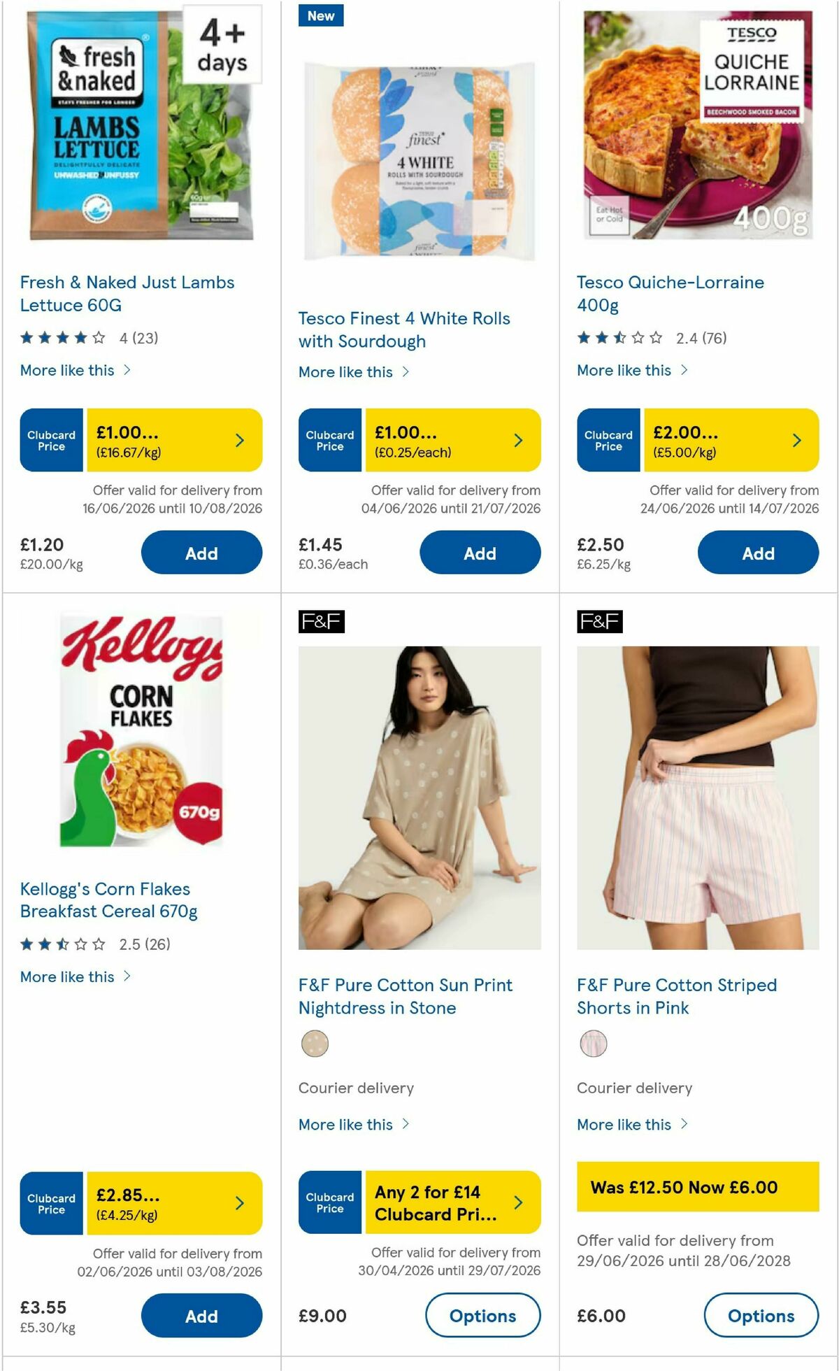 TESCO Offers from 1 July