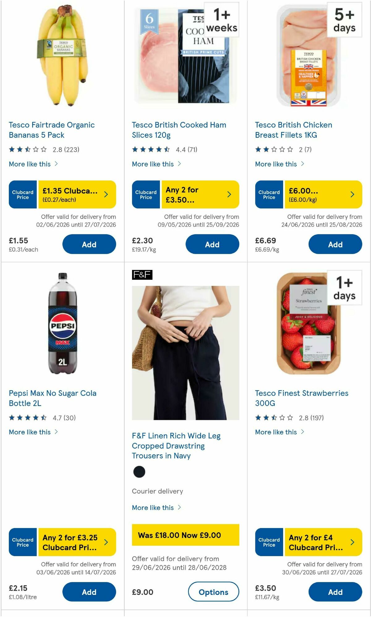 TESCO Offers from 1 July