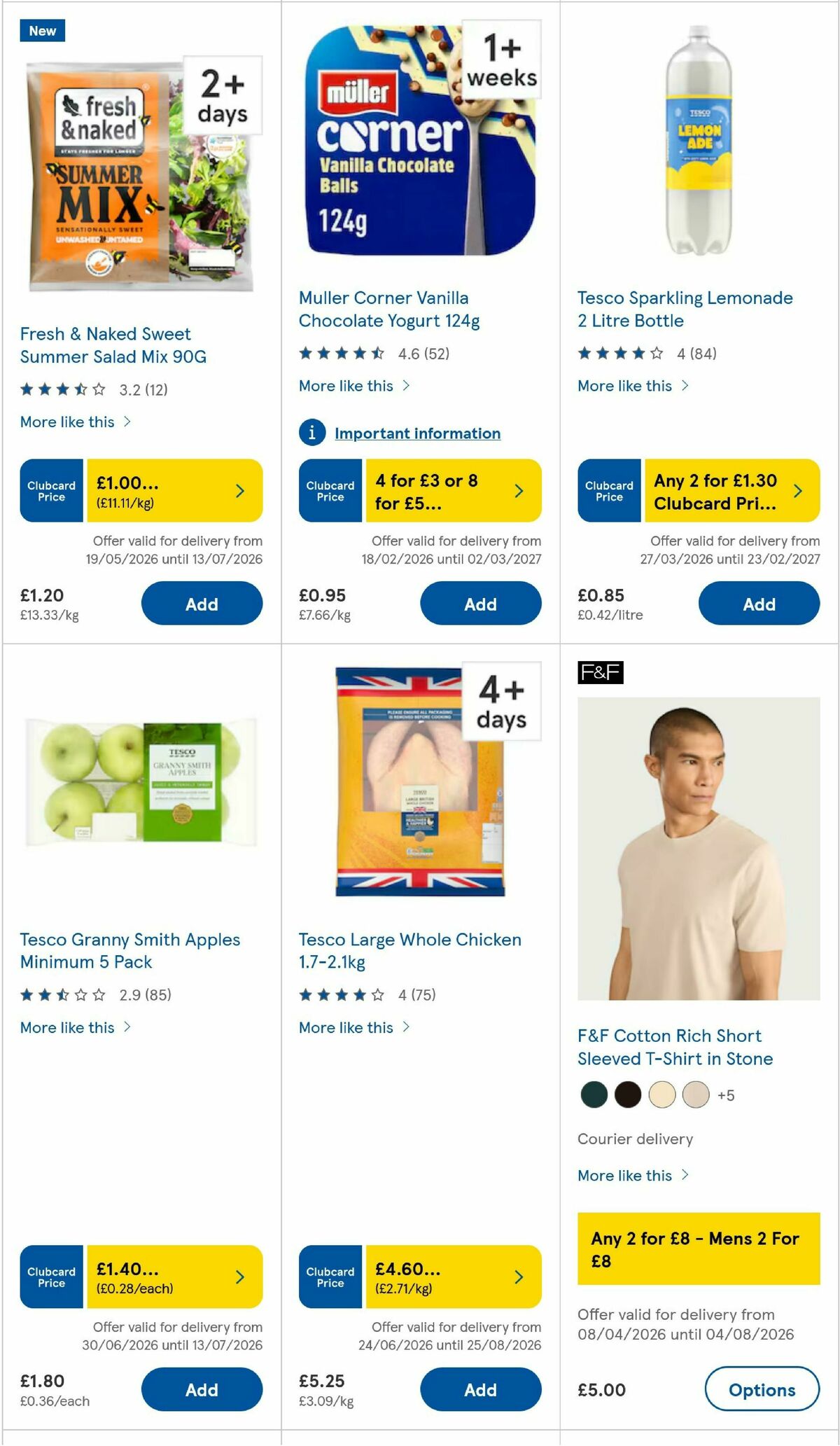 TESCO Offers from 1 July