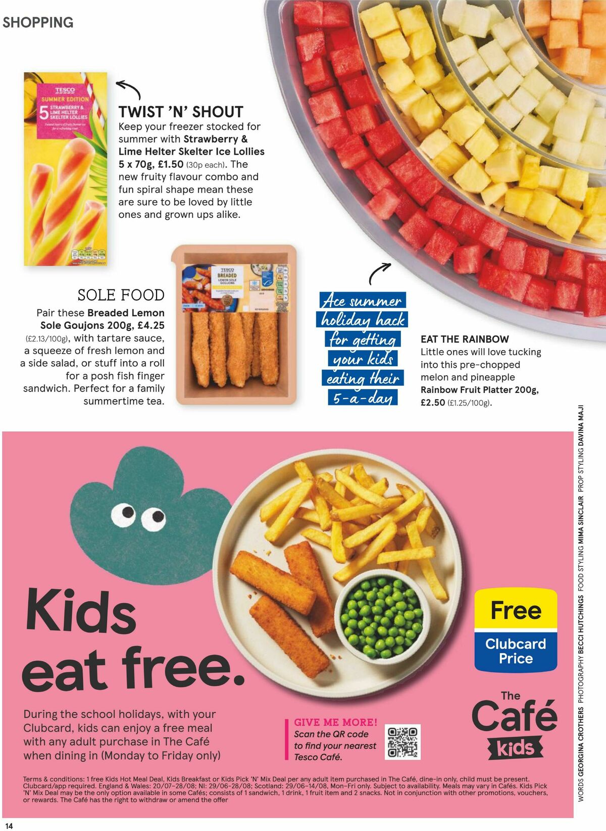 TESCO Magazine July/August Offers from 6 July