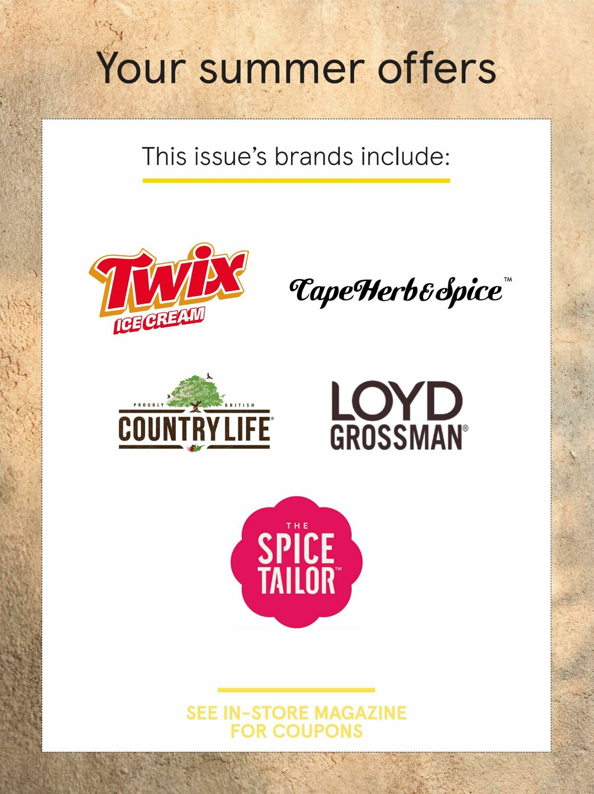 TESCO Magazine July/August Offers from 6 July