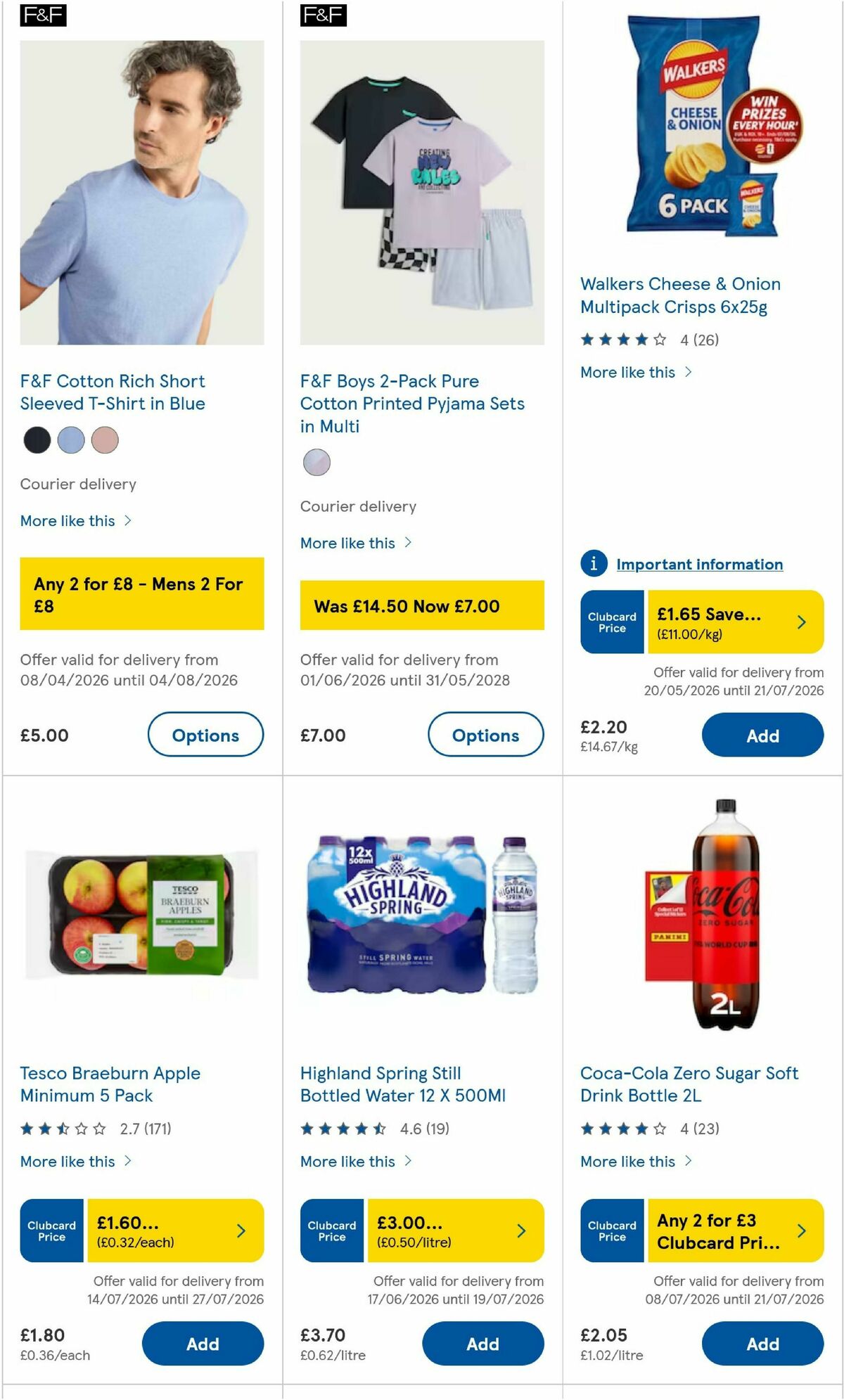 TESCO Offers from 16 July
