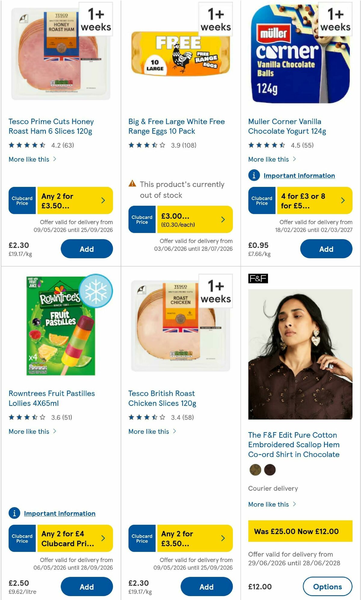 TESCO Offers from 16 July