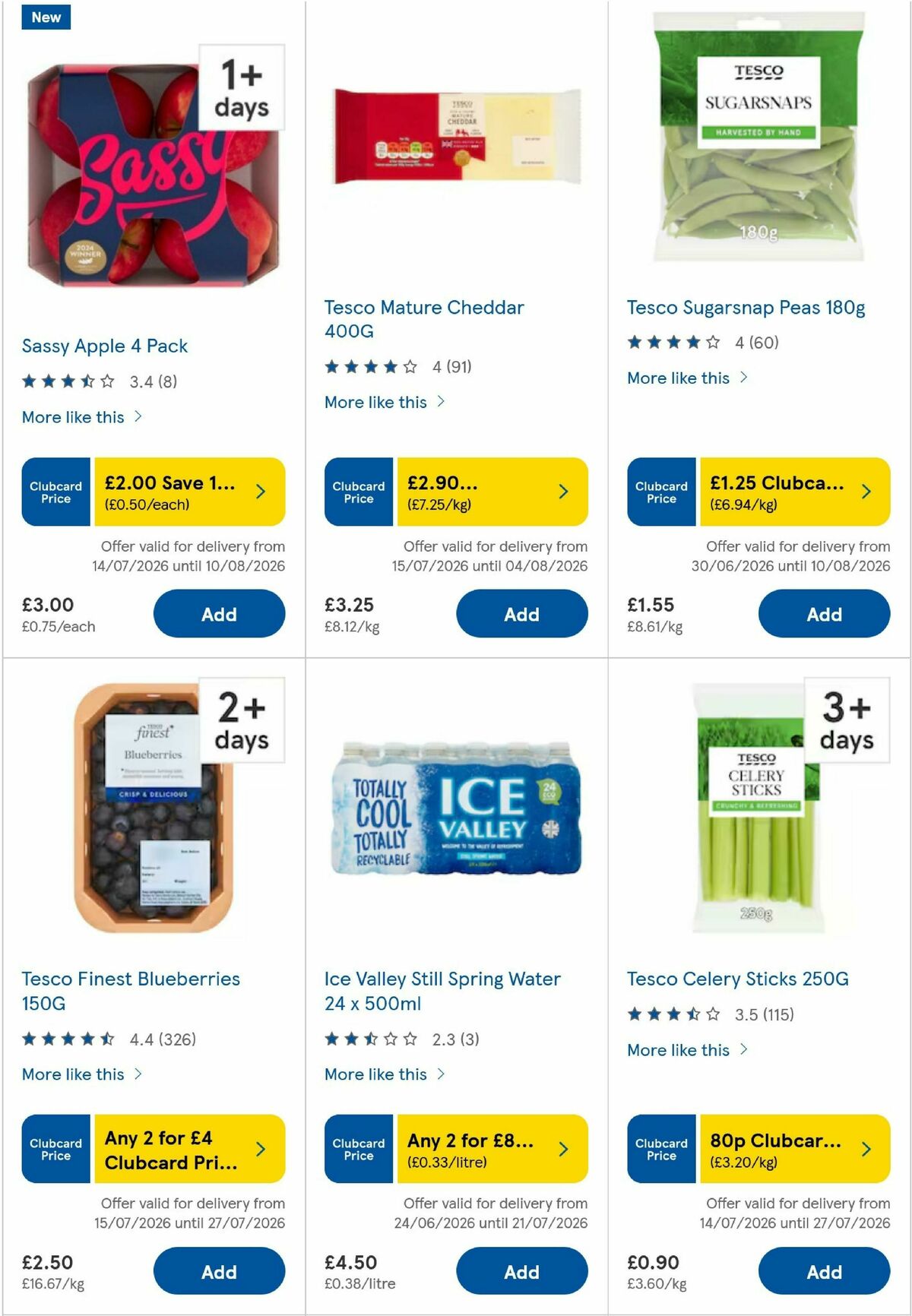 TESCO Offers from 16 July