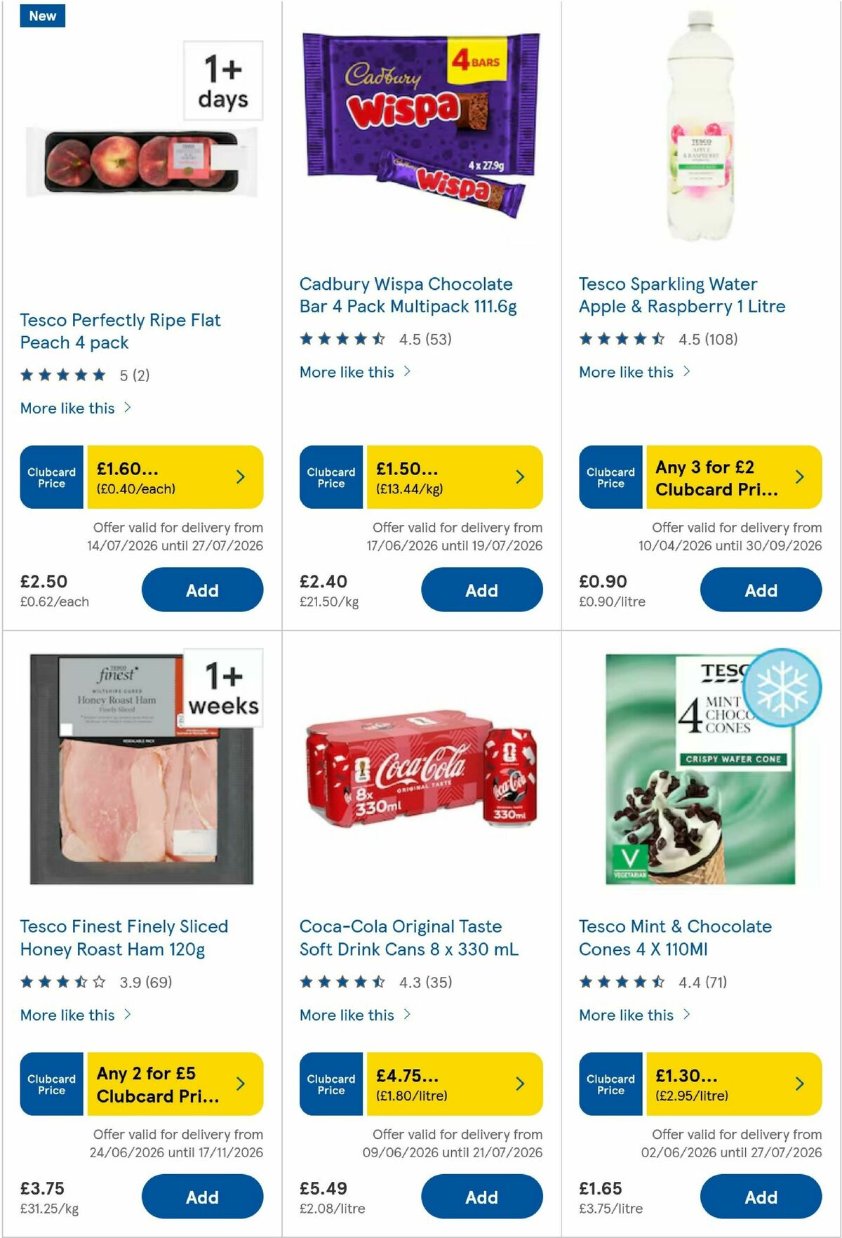 TESCO Offers from 16 July