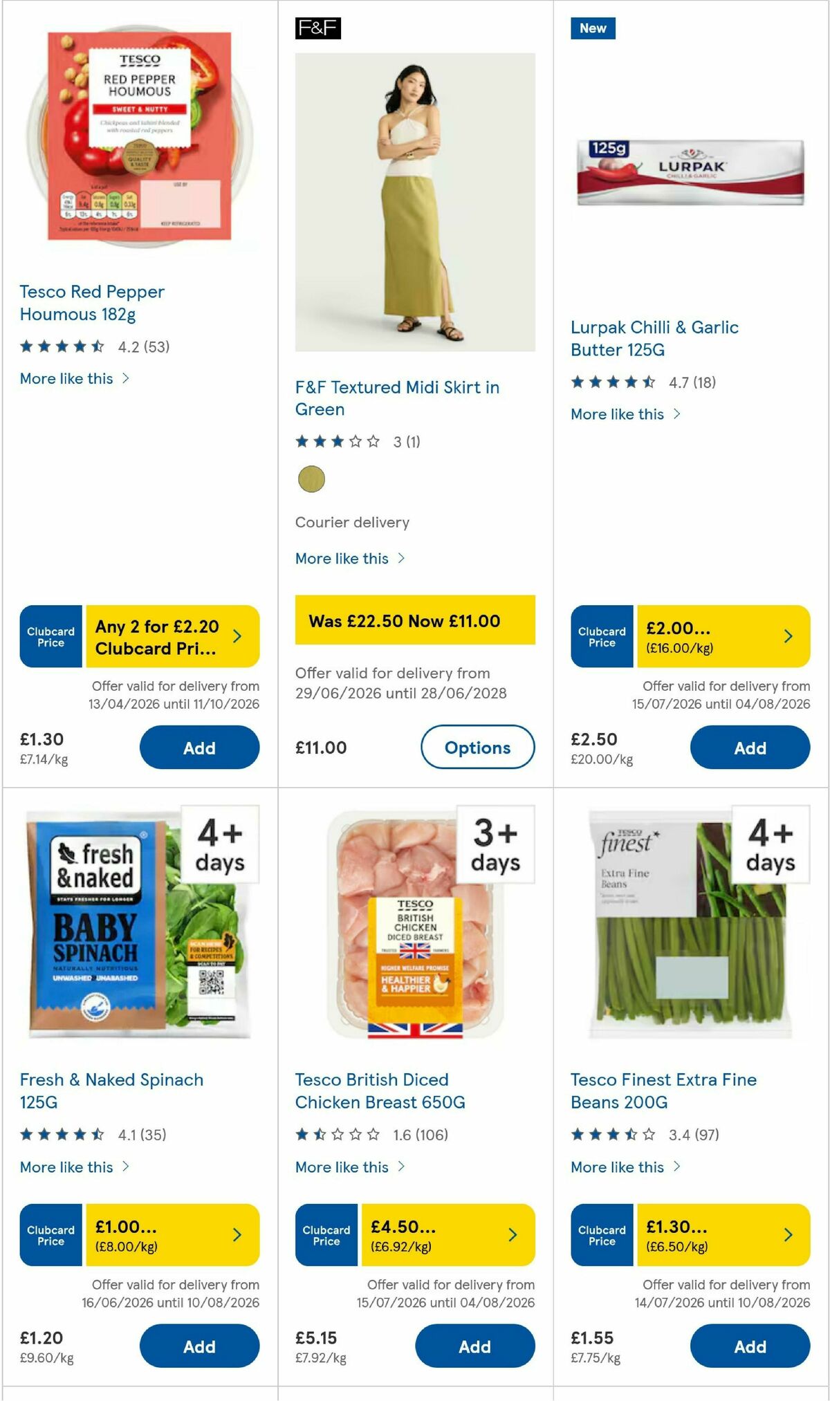 TESCO Offers from 16 July