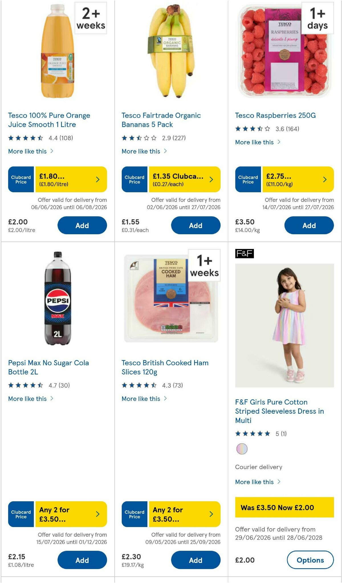 TESCO Offers from 16 July