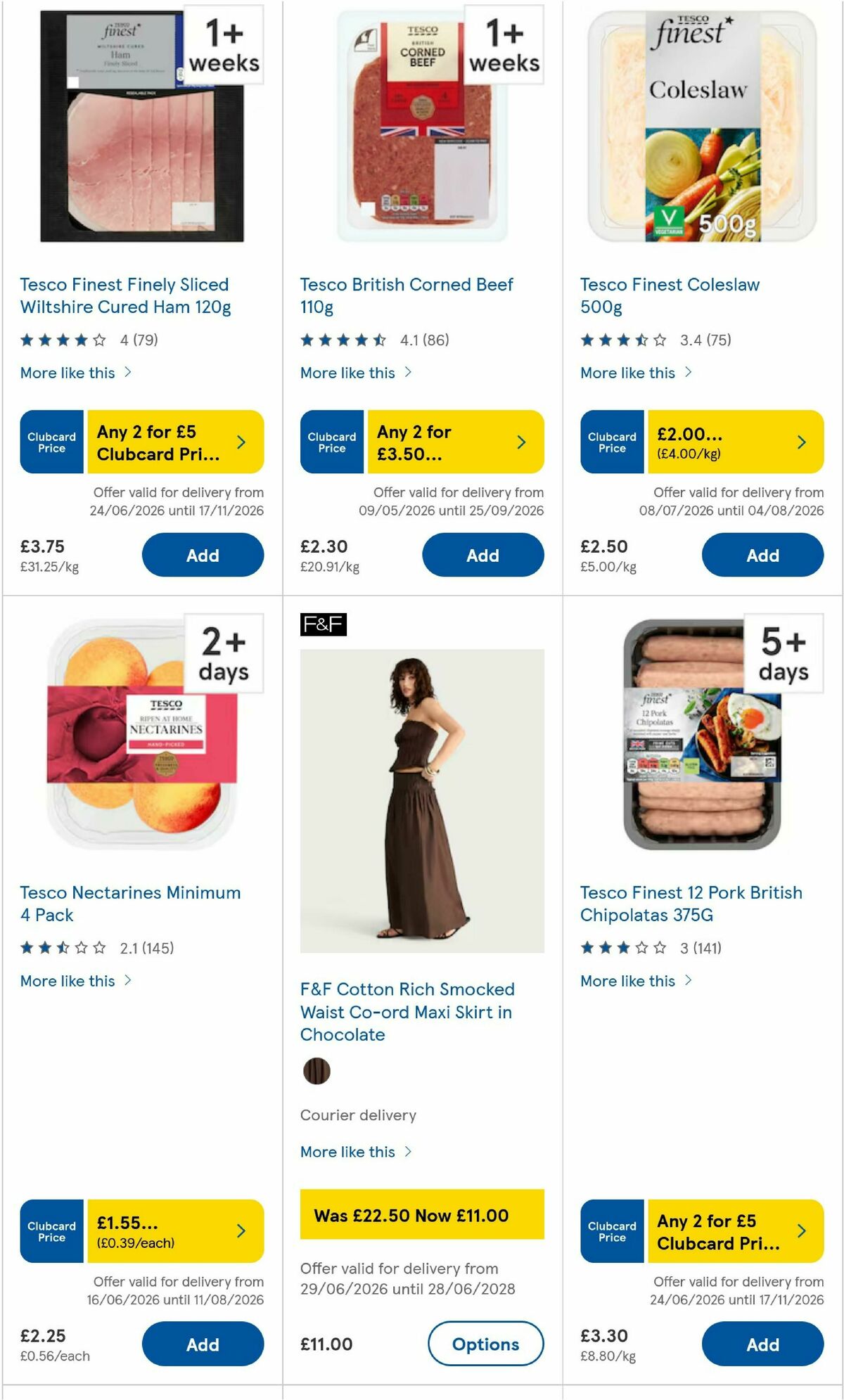 TESCO Offers from 16 July