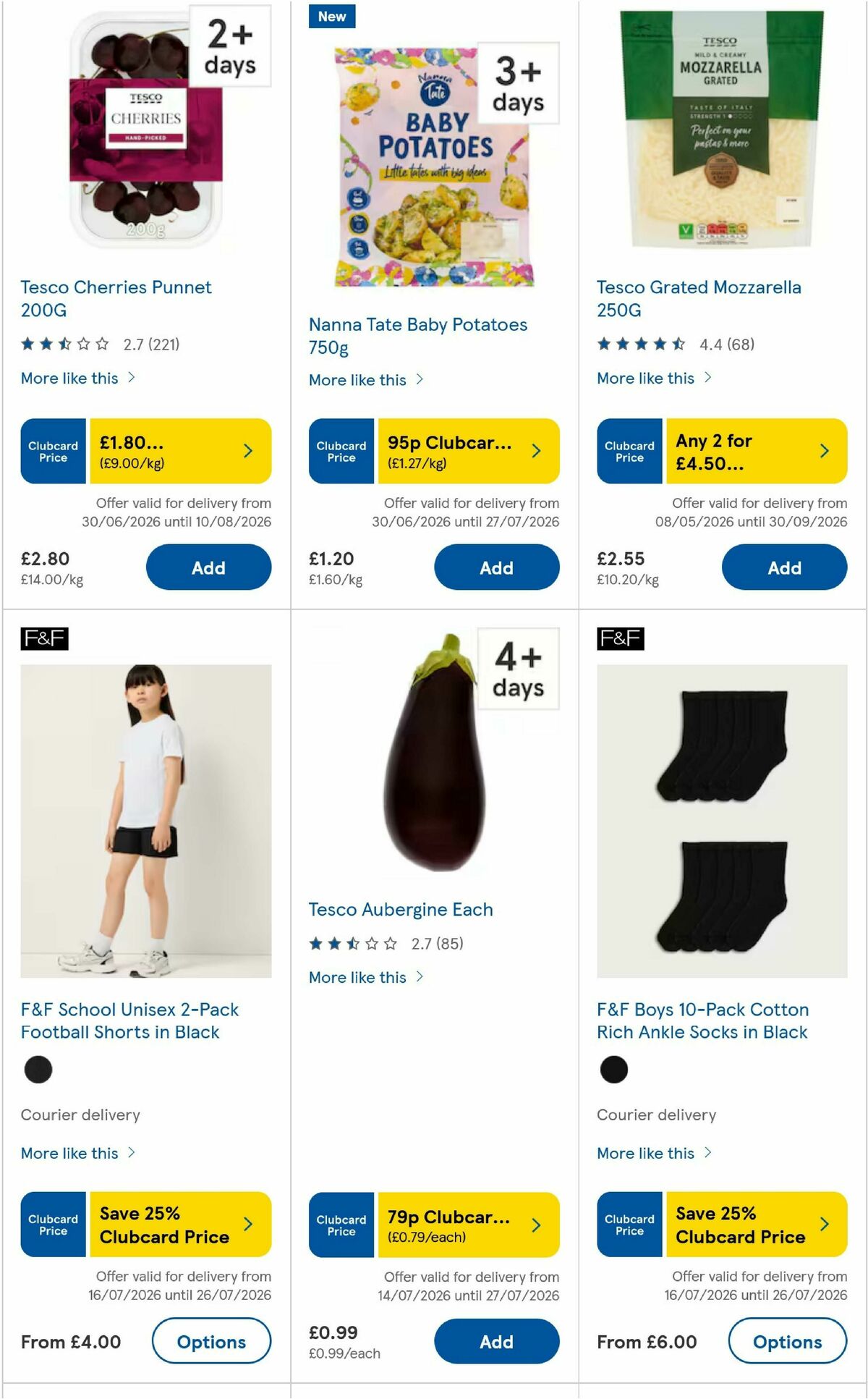 TESCO Offers from 23 July