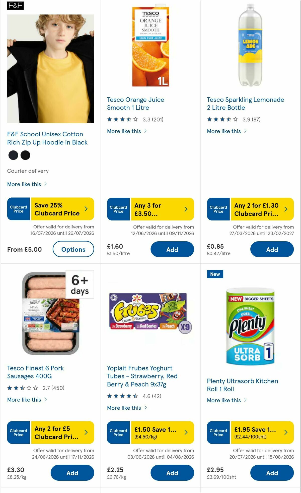 TESCO Offers from 23 July