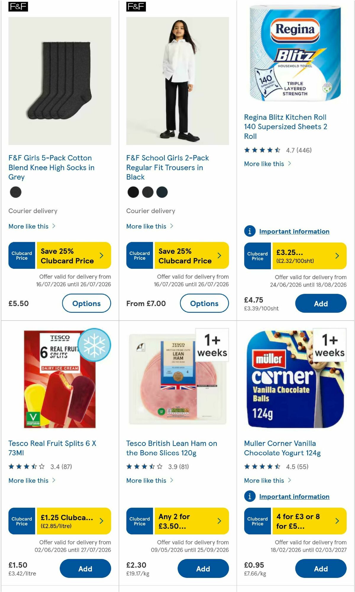 TESCO Offers from 23 July