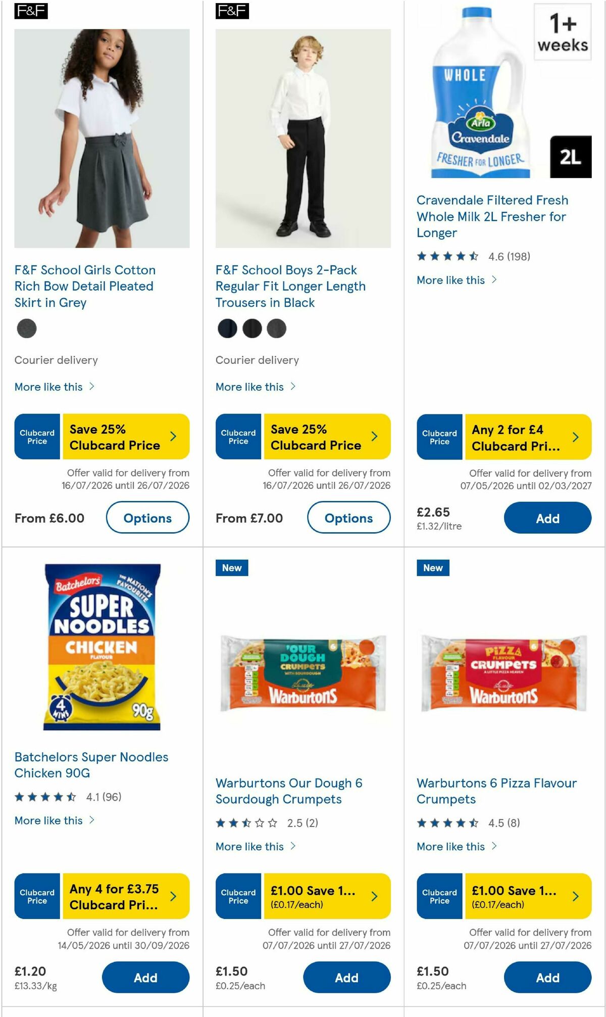 TESCO Offers from 23 July