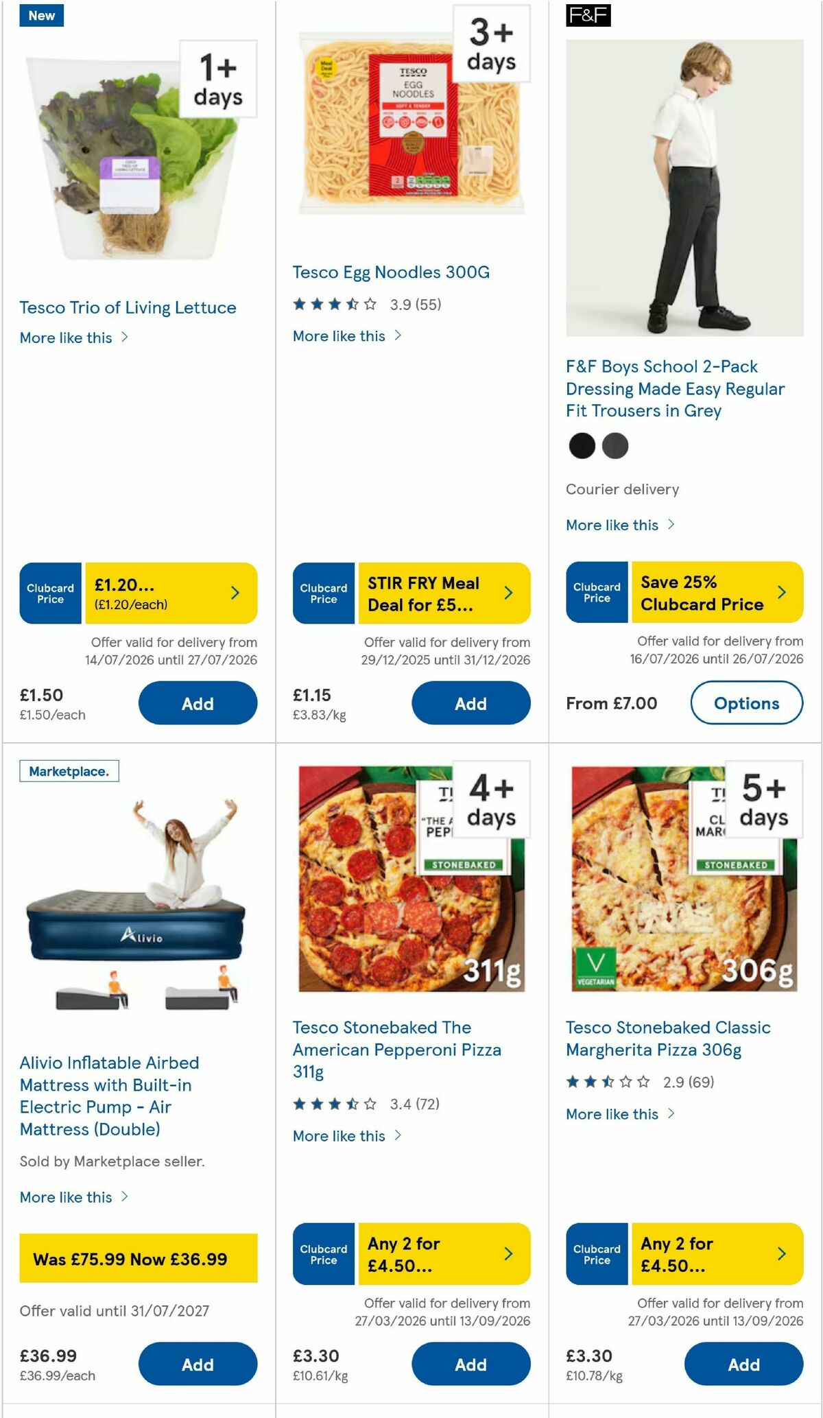 TESCO Offers from 23 July