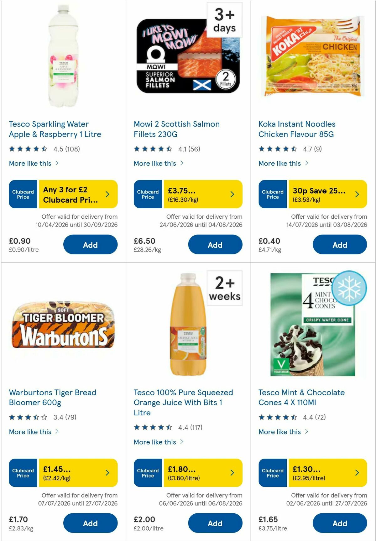 TESCO Offers from 23 July