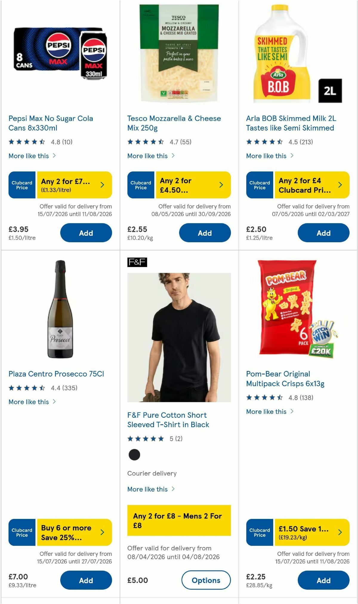 TESCO Offers from 23 July