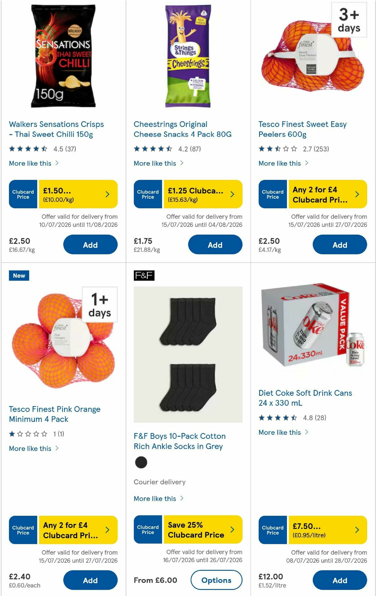 TESCO Offers from 23 July