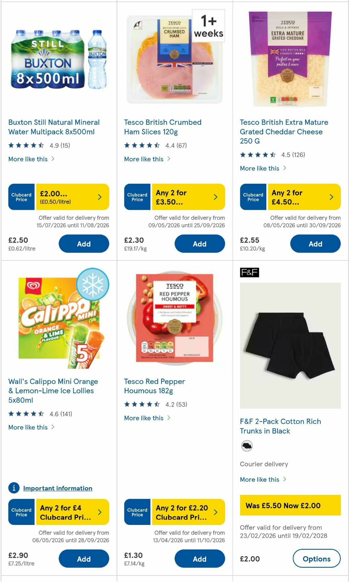 TESCO Offers from 23 July