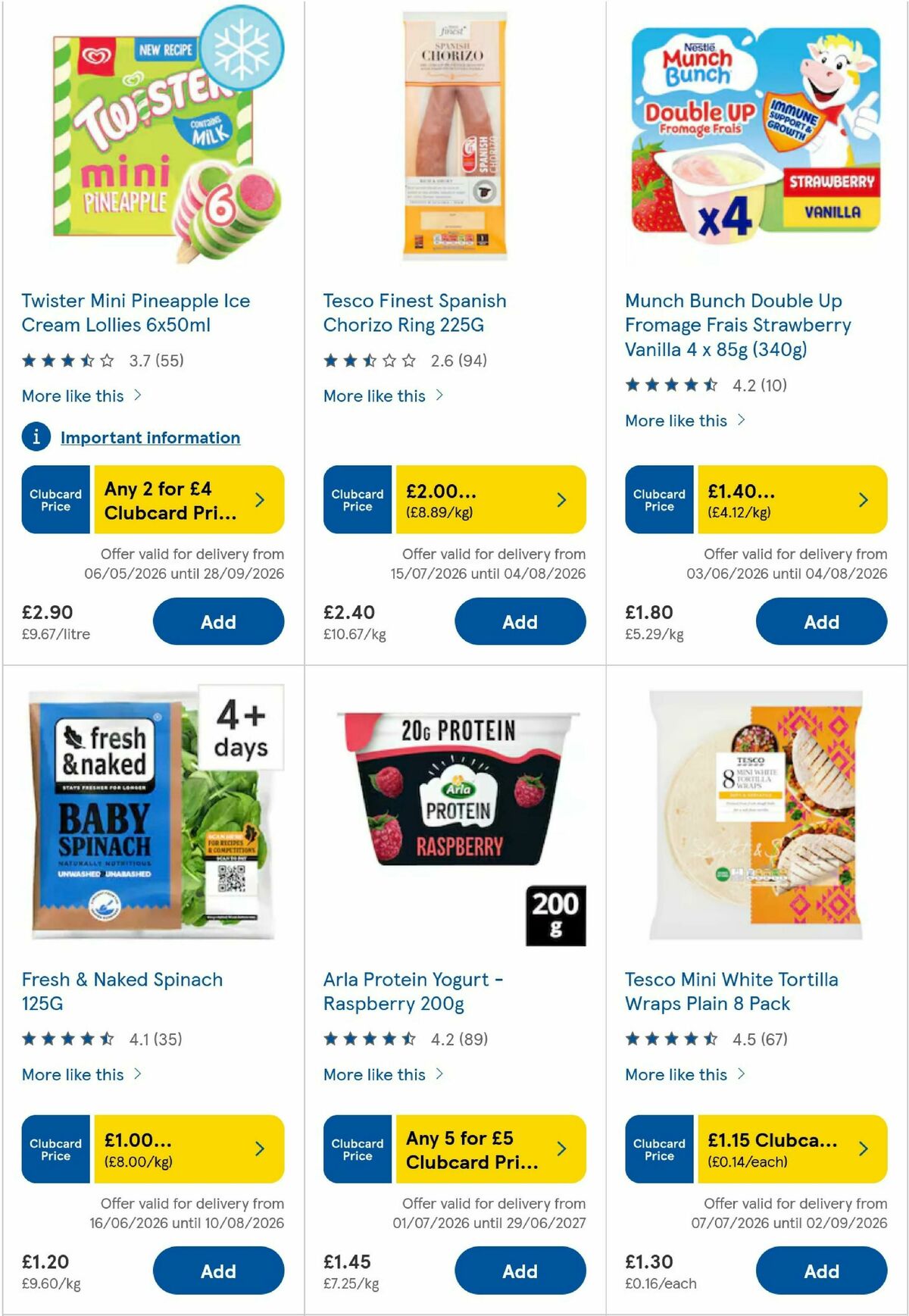 TESCO Offers from 23 July