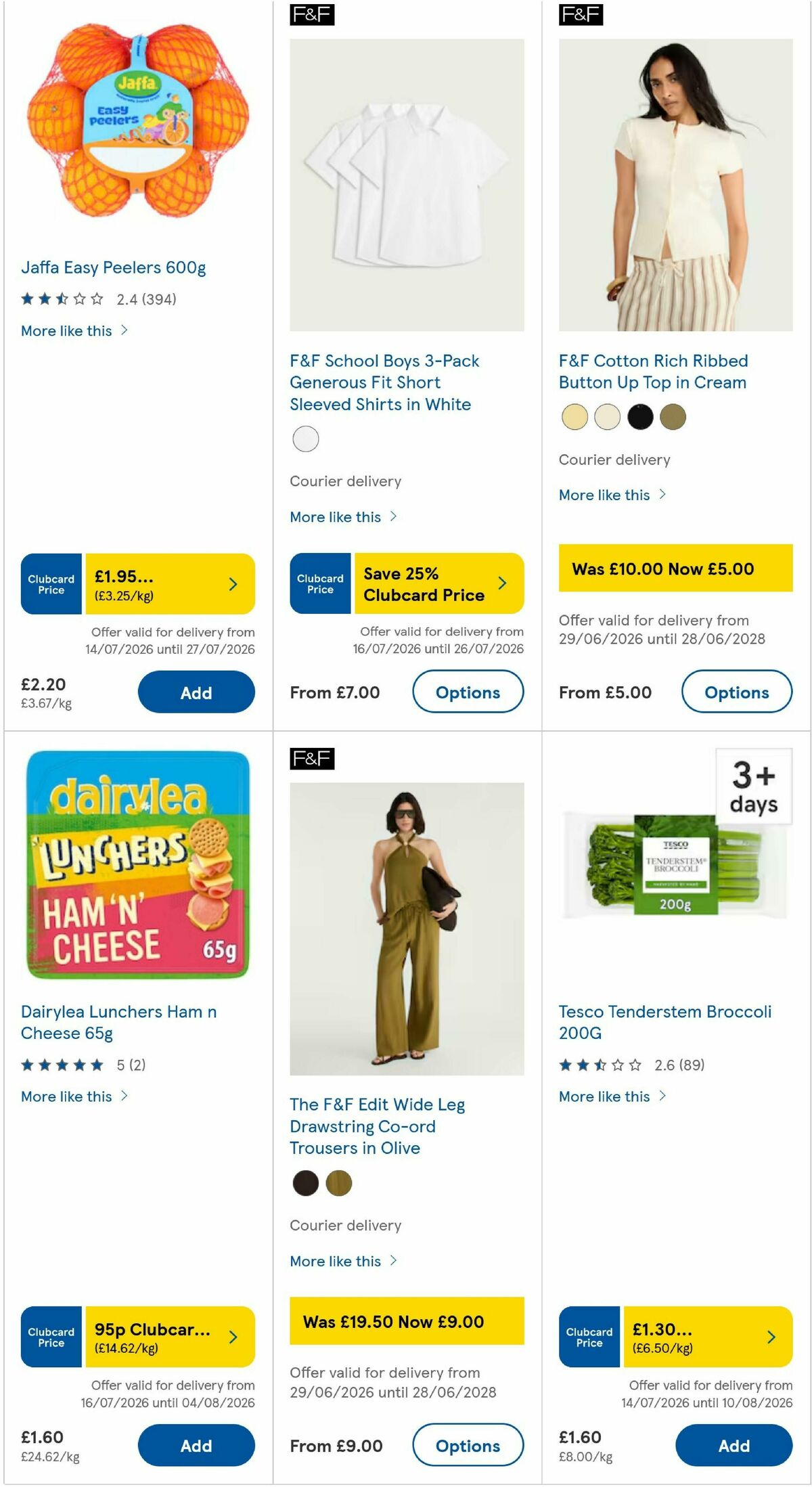 TESCO Offers from 23 July