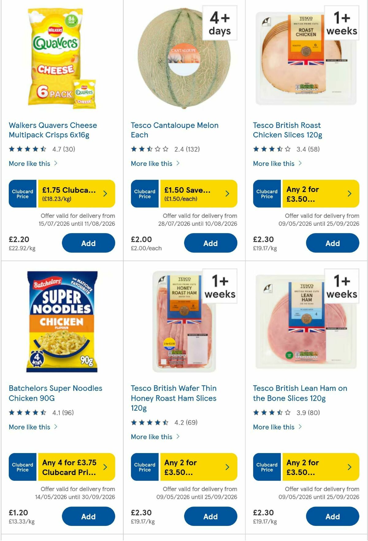 TESCO Offers from 31 July