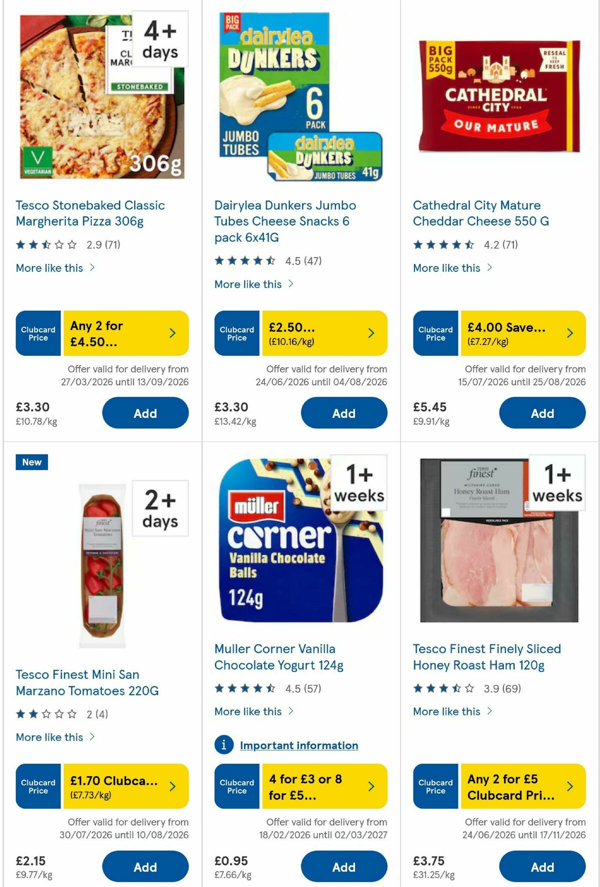 TESCO Offers from 31 July