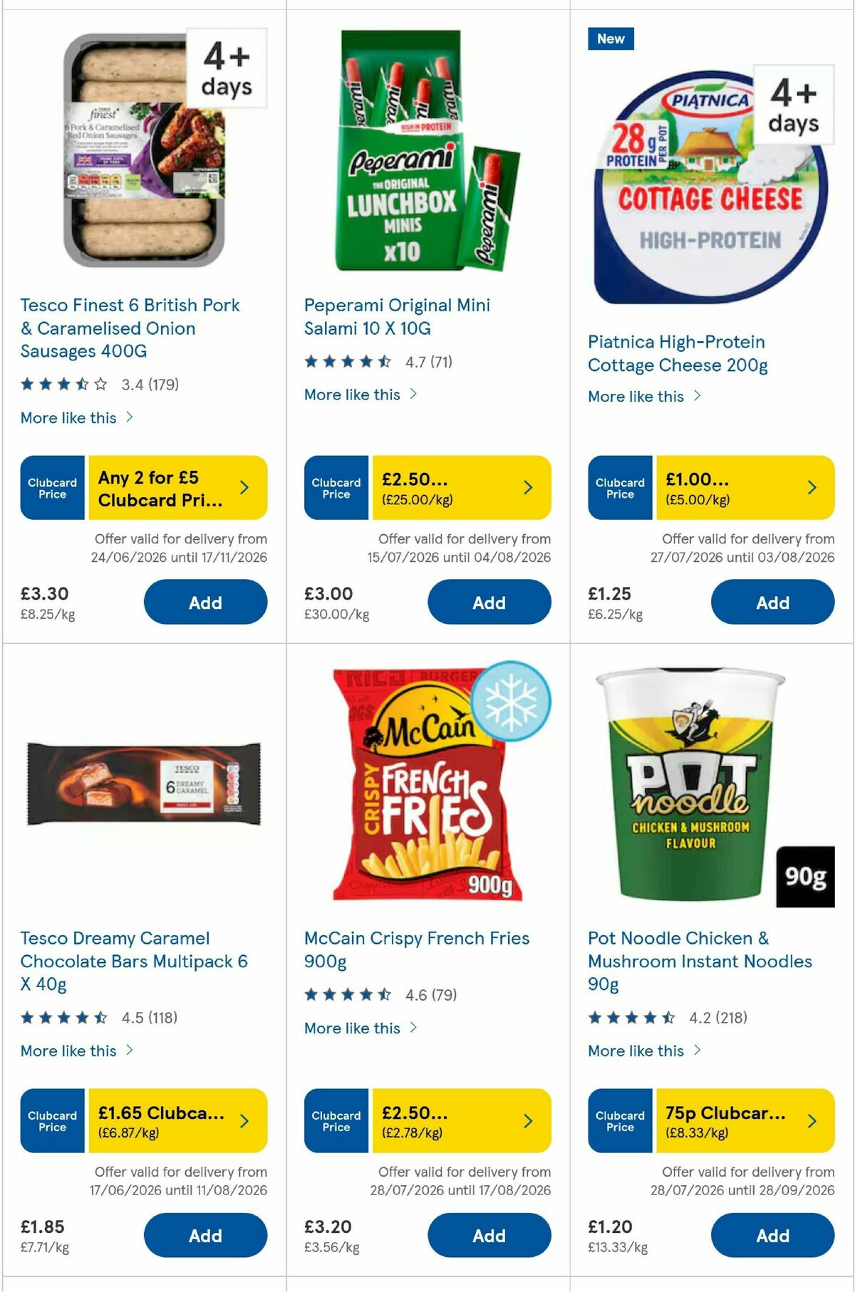 TESCO Offers from 31 July