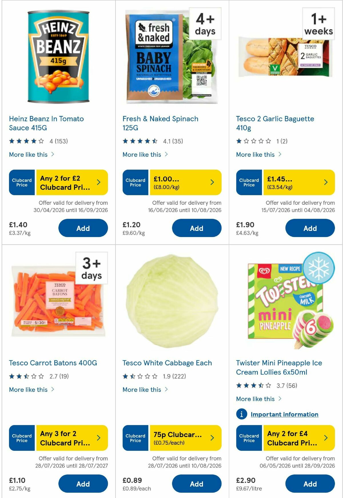 TESCO Offers from 31 July