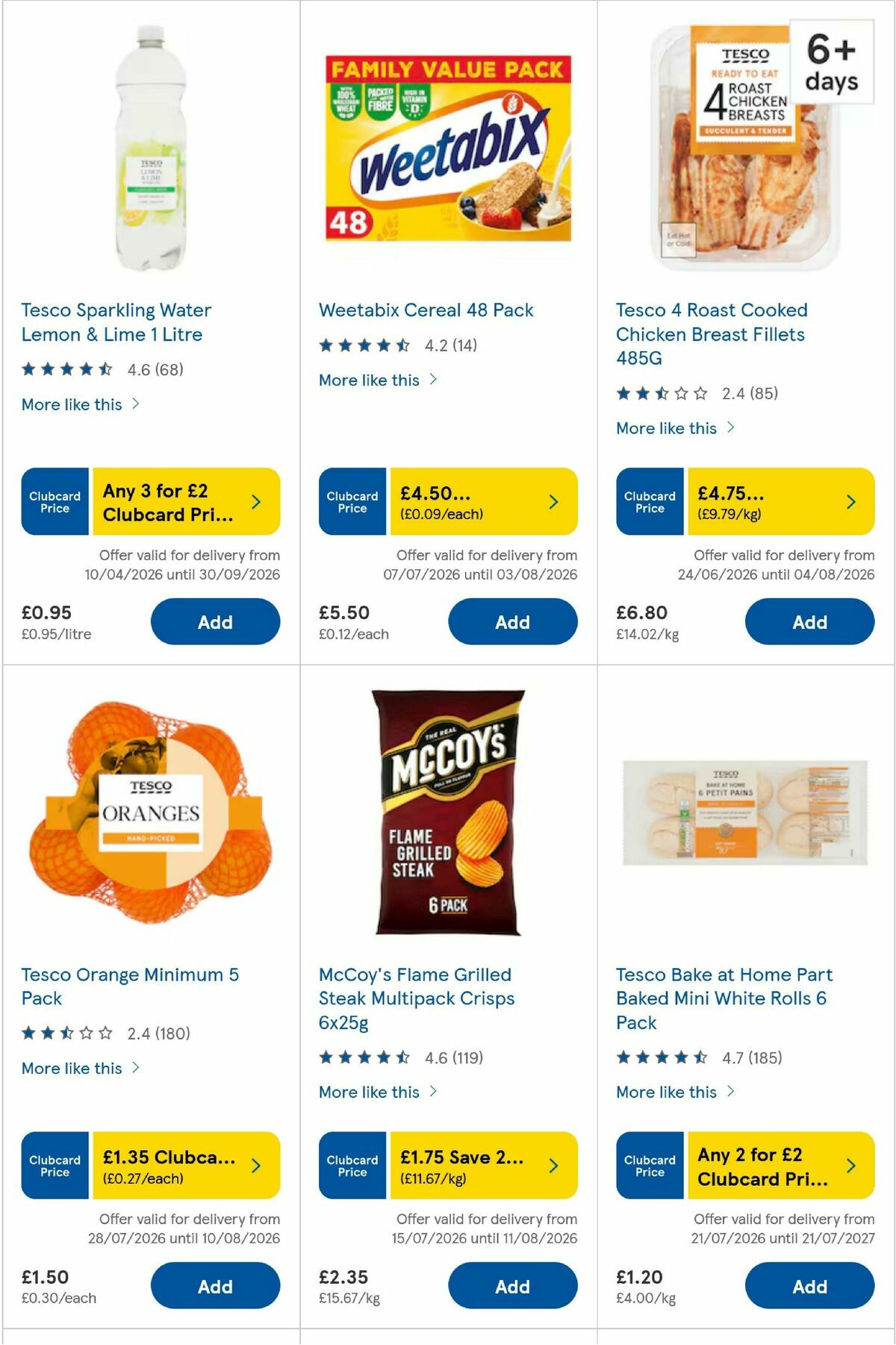 TESCO Offers from 31 July