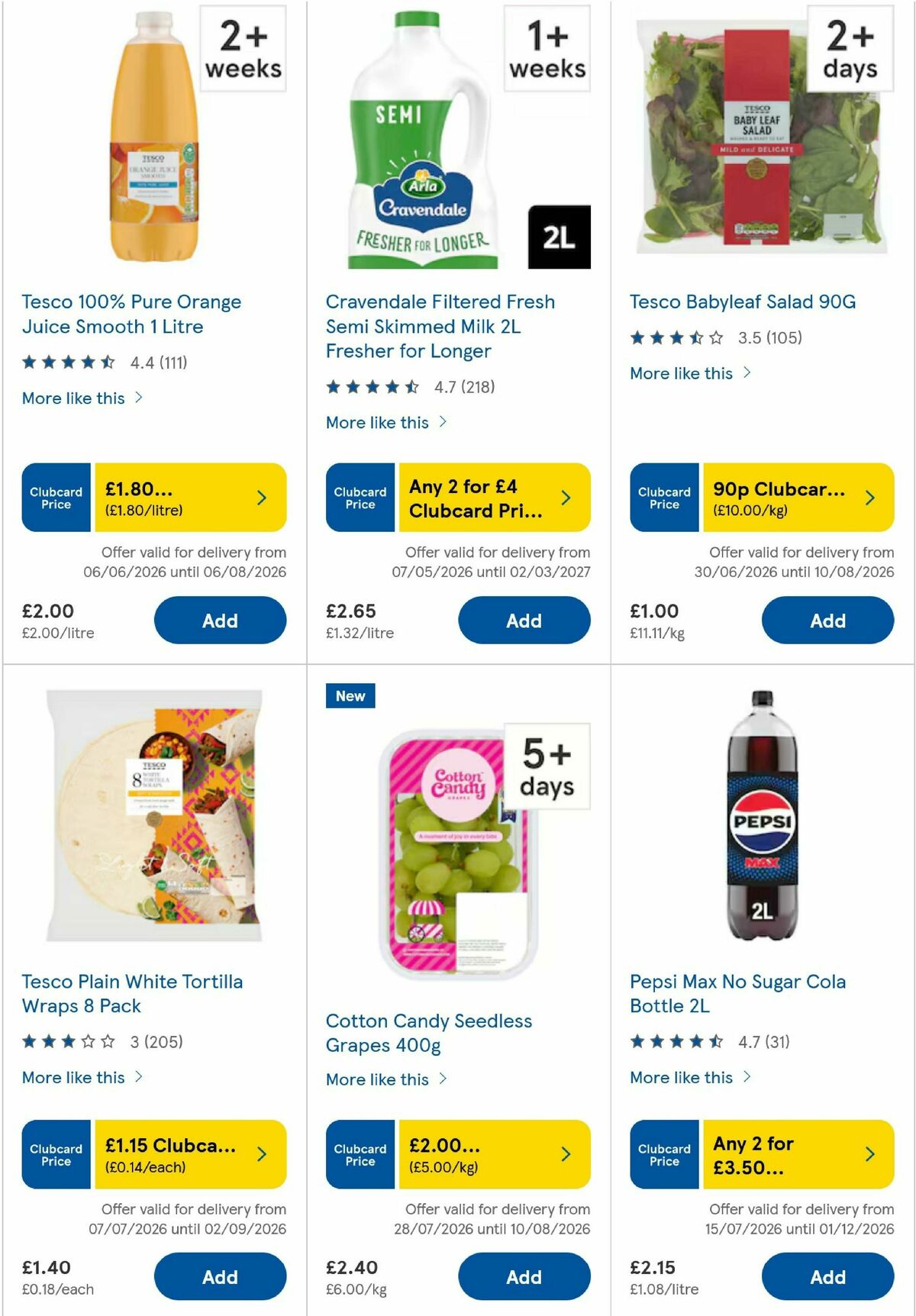 TESCO Offers from 31 July